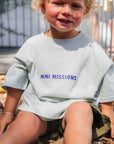 Mini Missions Tee - Sky