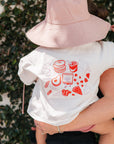Wide Brim Hat - Rose