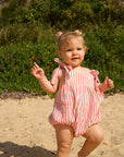 Poppy Stripe Playsuit