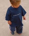Eat Sleep Snack Repeat Tee - Midnight