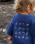 Eat Sleep Snack Repeat Tee - Midnight