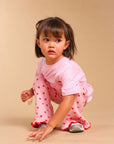 Star Leggings - Strawberry