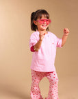 Star Leggings - Strawberry