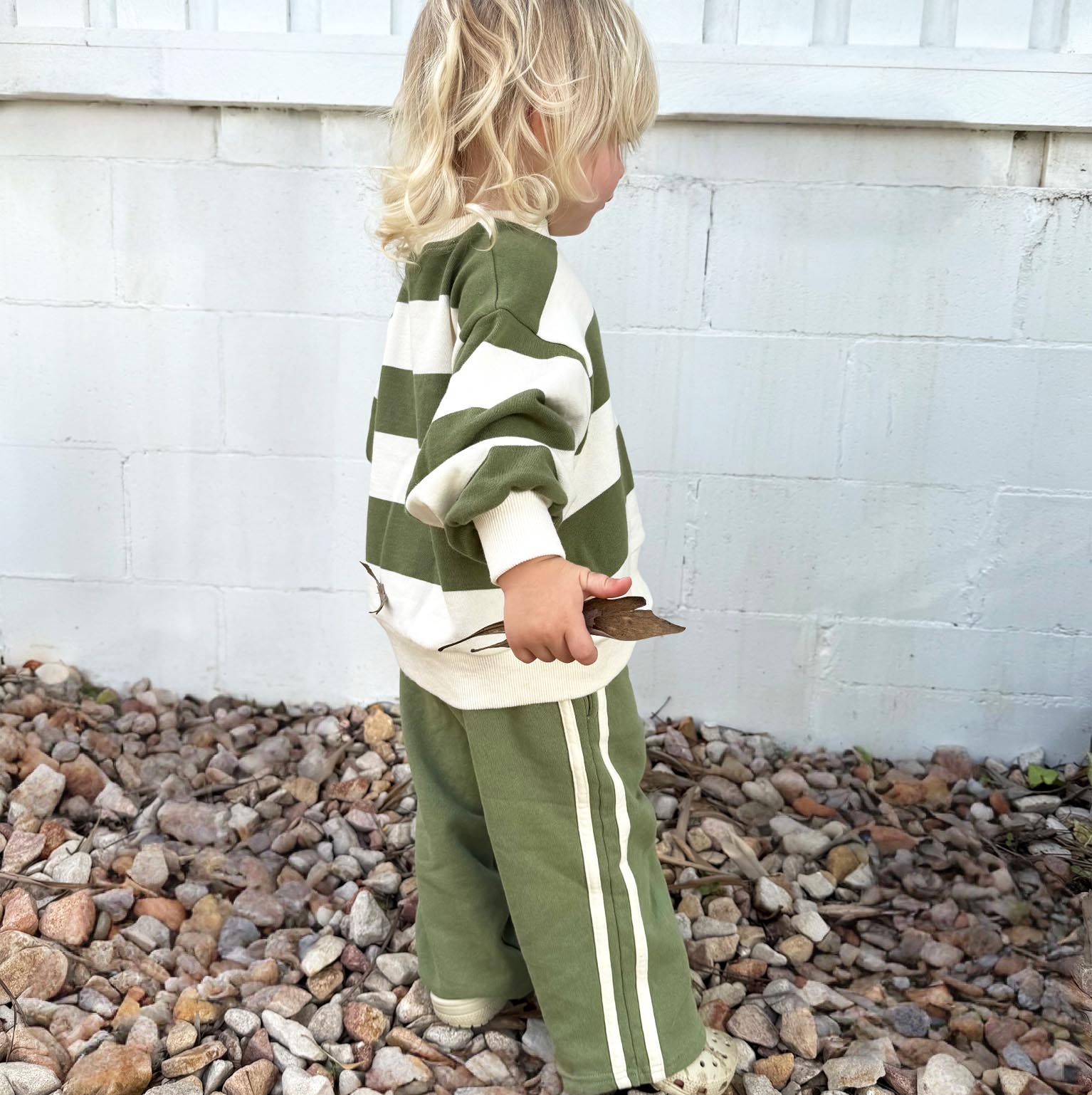OH Stripe Pants Olive