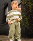 OH Stripe Pants - Olive