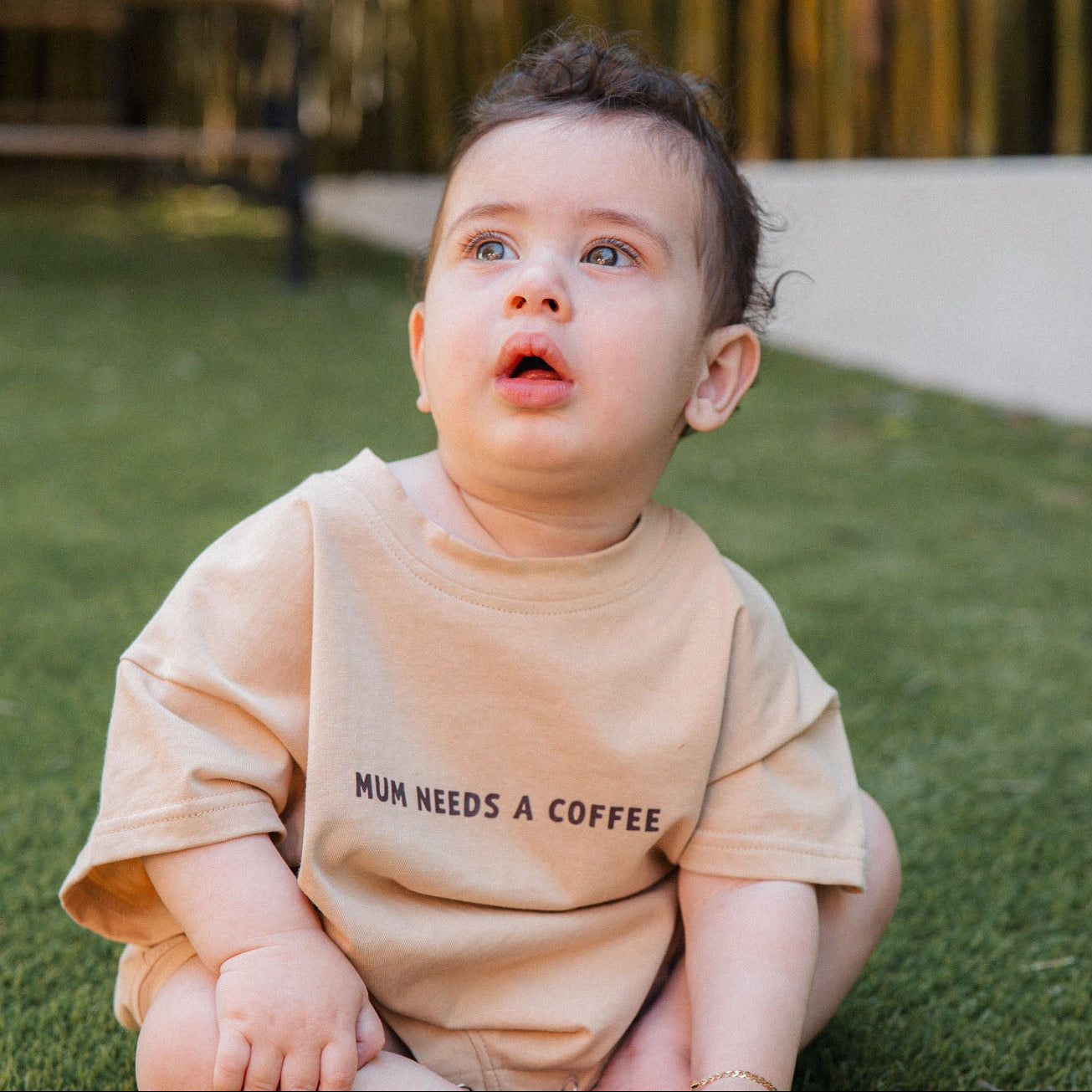 Mum Needs A Coffee Baby Romper
