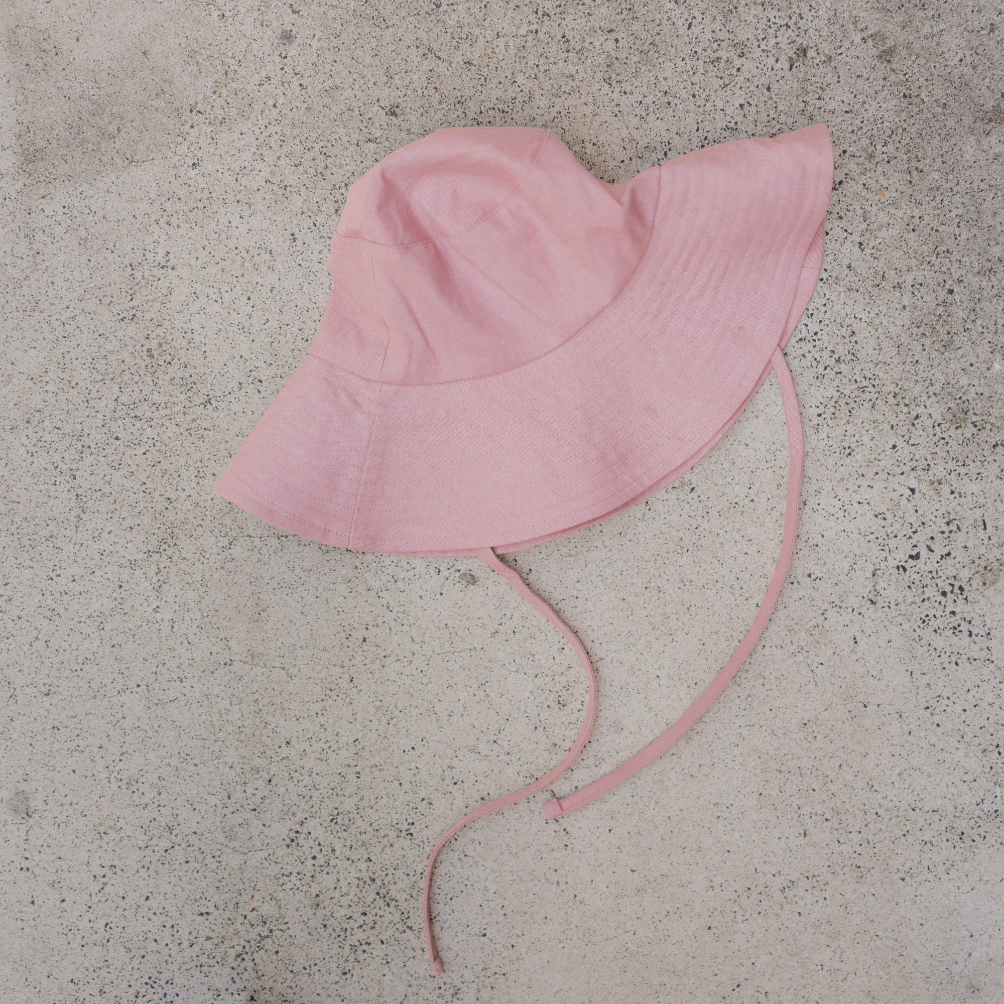Wide Brim Hat - Rose