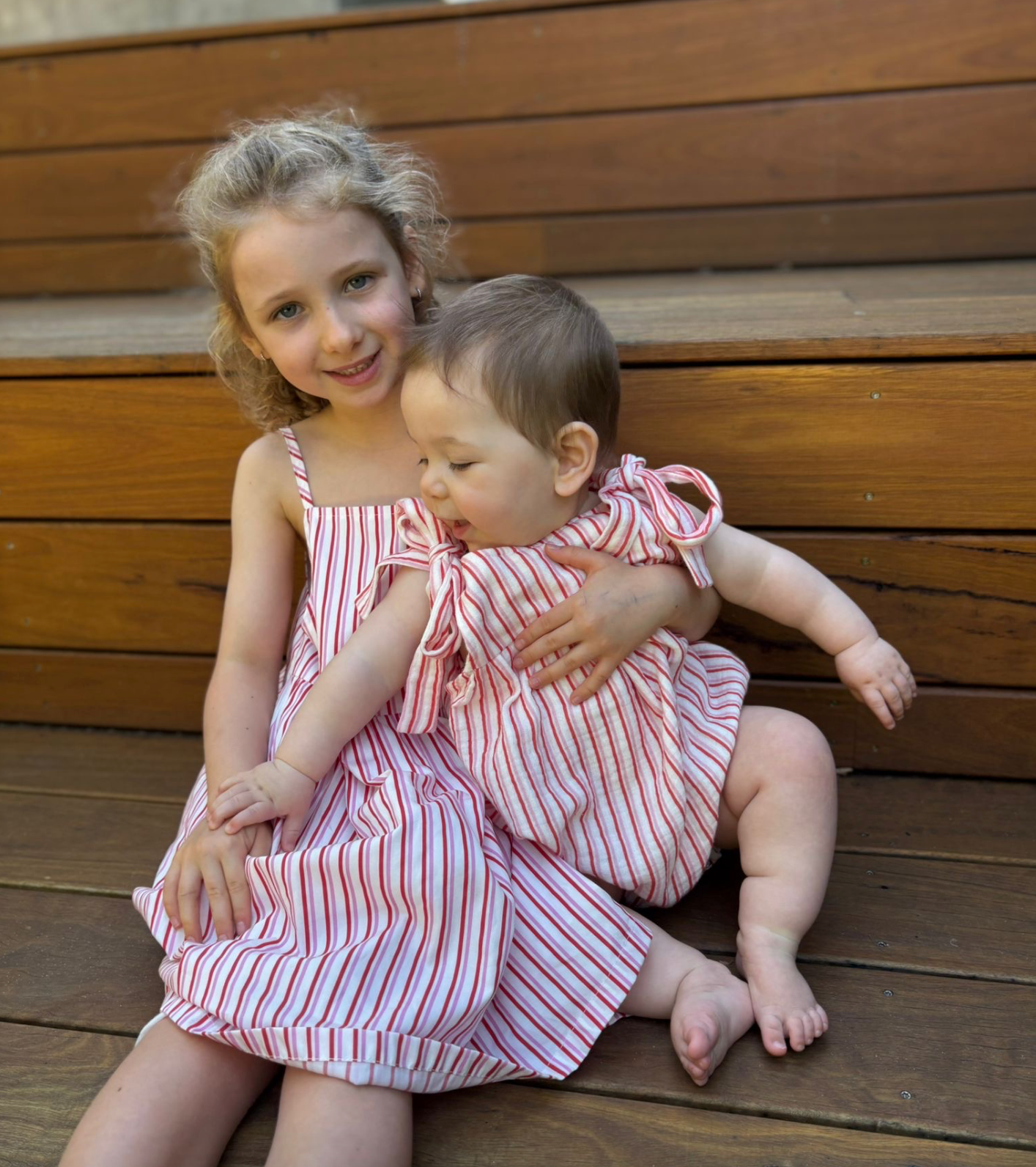 Poppy Stripe Playsuit