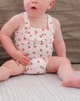 Raspberry Organic Bodysuit