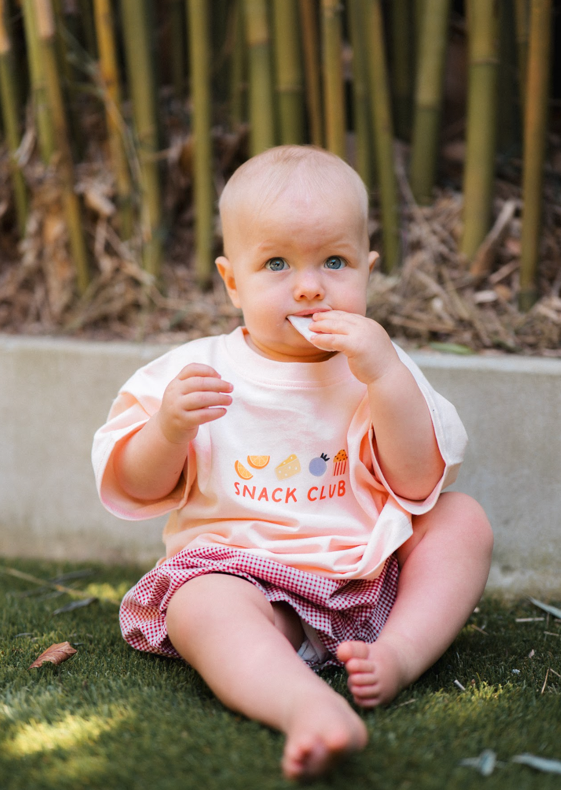 Snack Club Tee - Peach