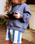 Stripe Shorts - Blue