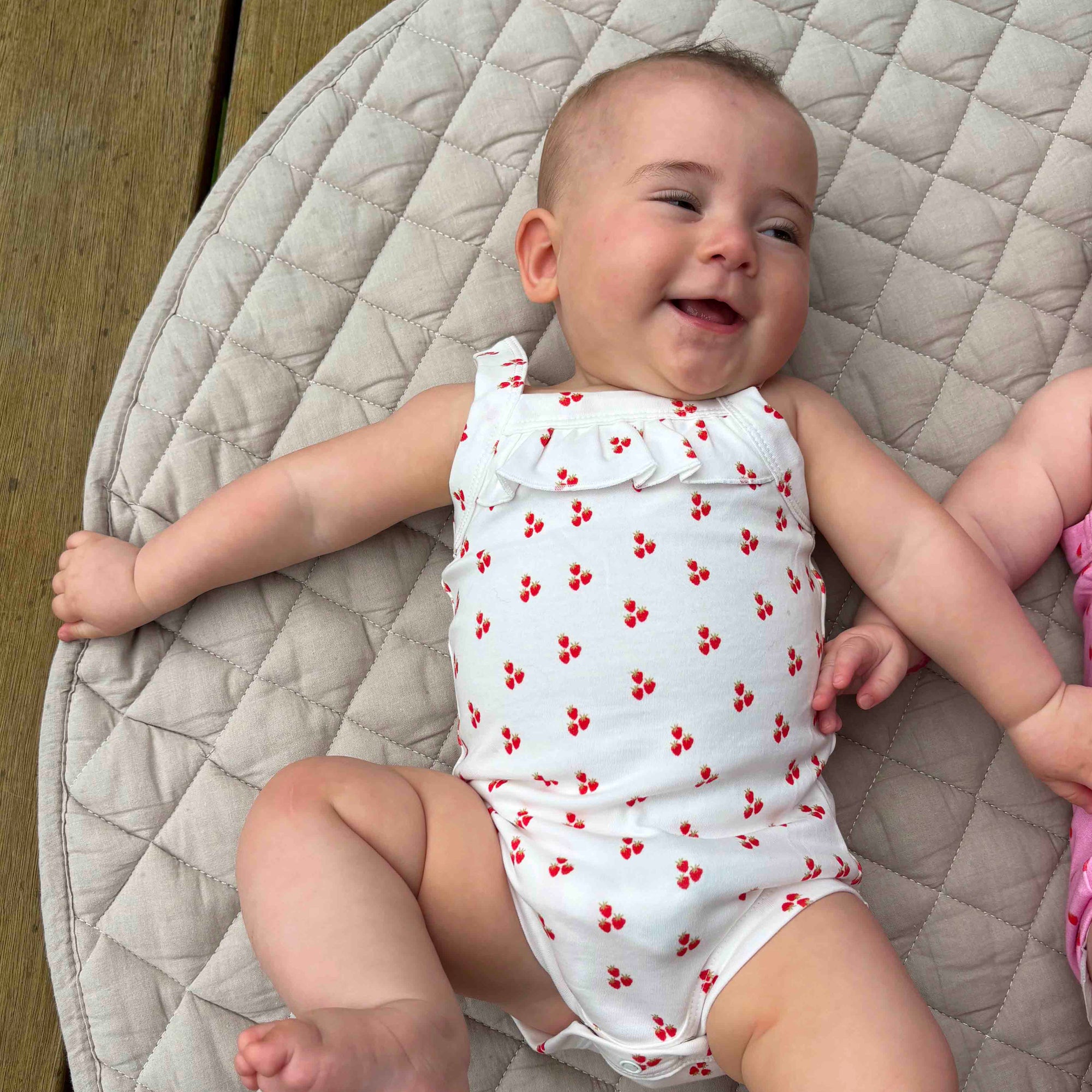 Raspberry Organic Bodysuit