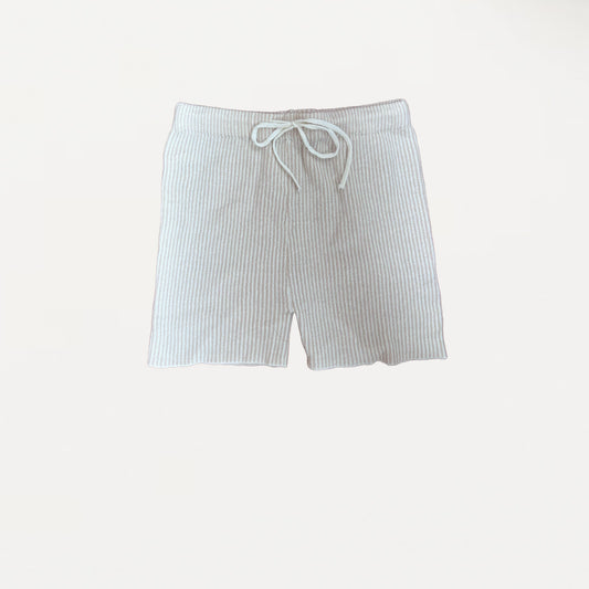 Sample Shorts - Beige Stripe